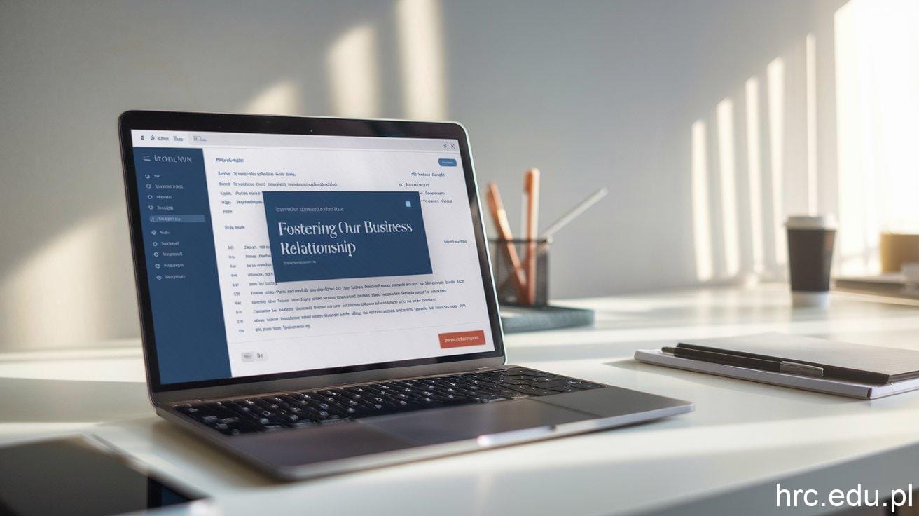 Crafting Effective Connections: A Comprehensive Business Relationship Email Sample Crafting Effective Connections: A Comprehensive Business Relationship Email Sample