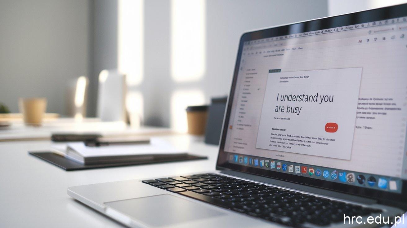 Effective Communication: Crafting the Perfect "I Understand You Are Busy" Email Sample Effective Communication: Crafting the Perfect "I Understand You Are Busy" Email Sample