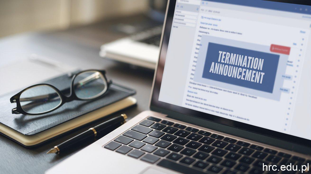 7 Essential Tips for Crafting an Effective Announcement of Employee Termination Email Sample 1