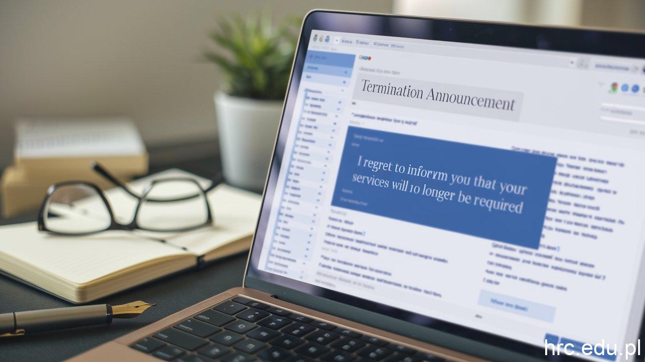 7 Essential Tips for Crafting an Announcement of Termination of Employee Sample Email 1