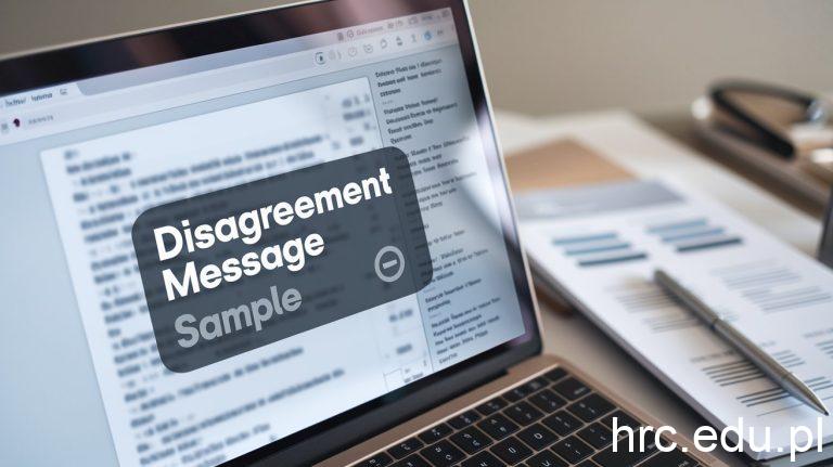 Effective Communication: How to Craft a Disagreement Message Sample 11