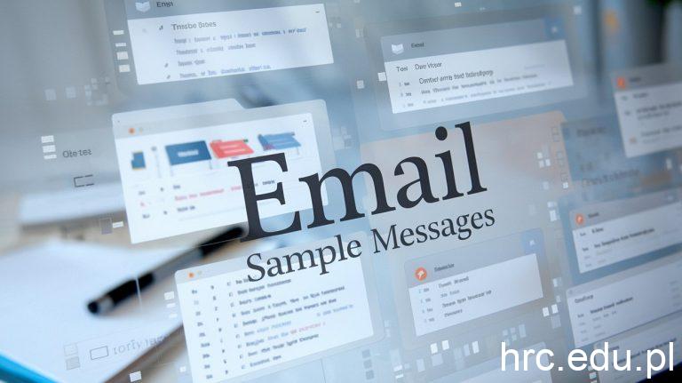 Email Sample Messages: Crafting The Perfect Communication for Every Situation 11