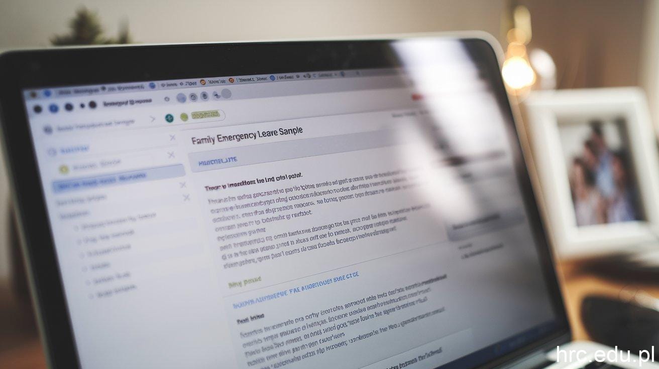 Effective Communication: Family Emergency Leave Email Sample for Your Needs Effective Communication: Family Emergency Leave Email Sample for Your Needs