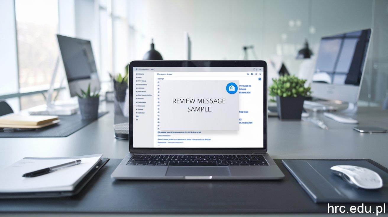 Effective Communication: Crafting the Perfect Review Message Sample 1
