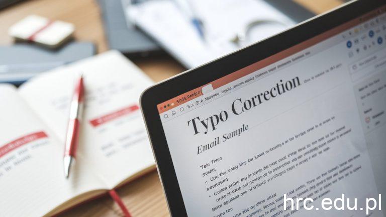 Essential Tips and Example for a Typo Correction Email Sample 9