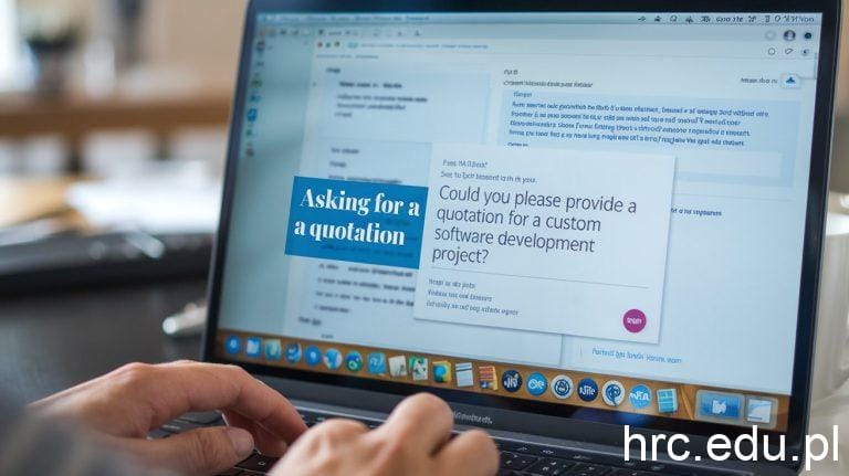 email asking for quotation