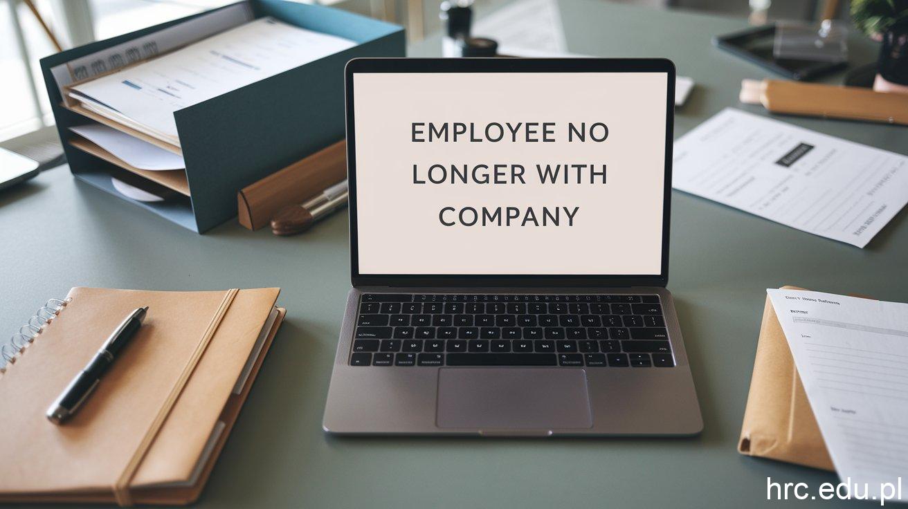 email template employee no longer with company