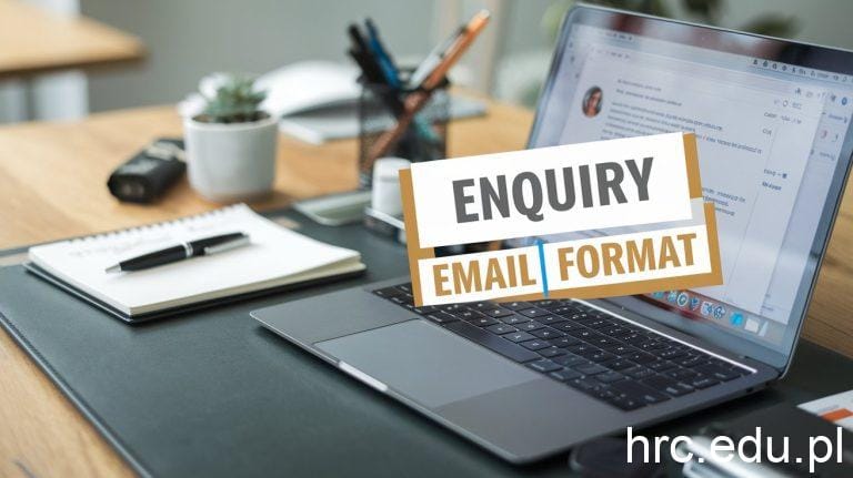 enquiry email format