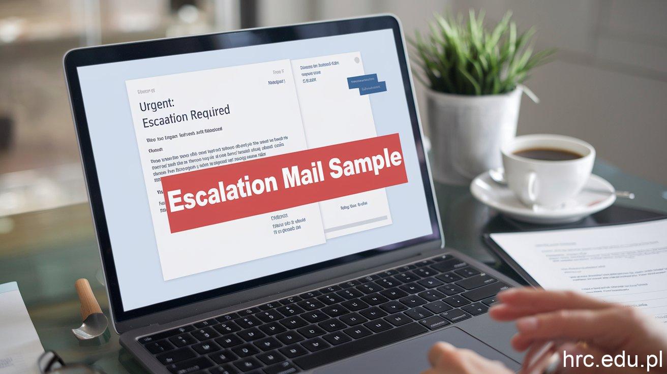 escalation mail sample