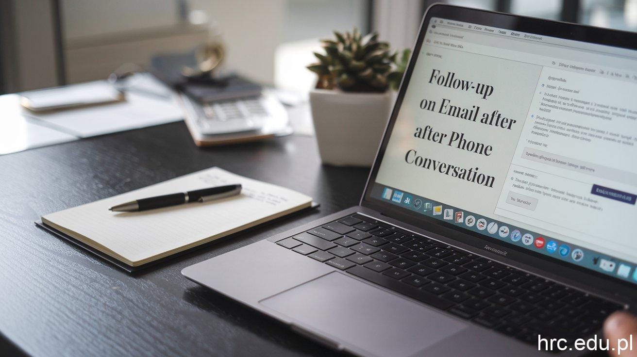 follow up email after phone conversation