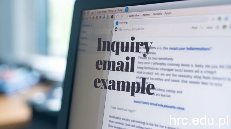 inquiry email example