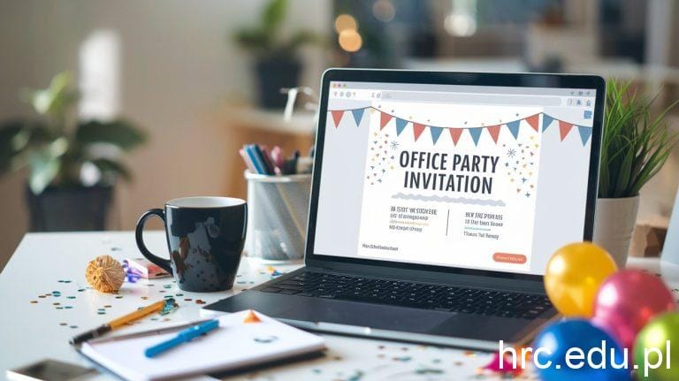 office party invitation email sample