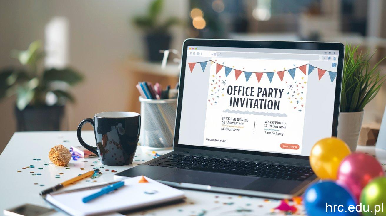 office party invitation email sample