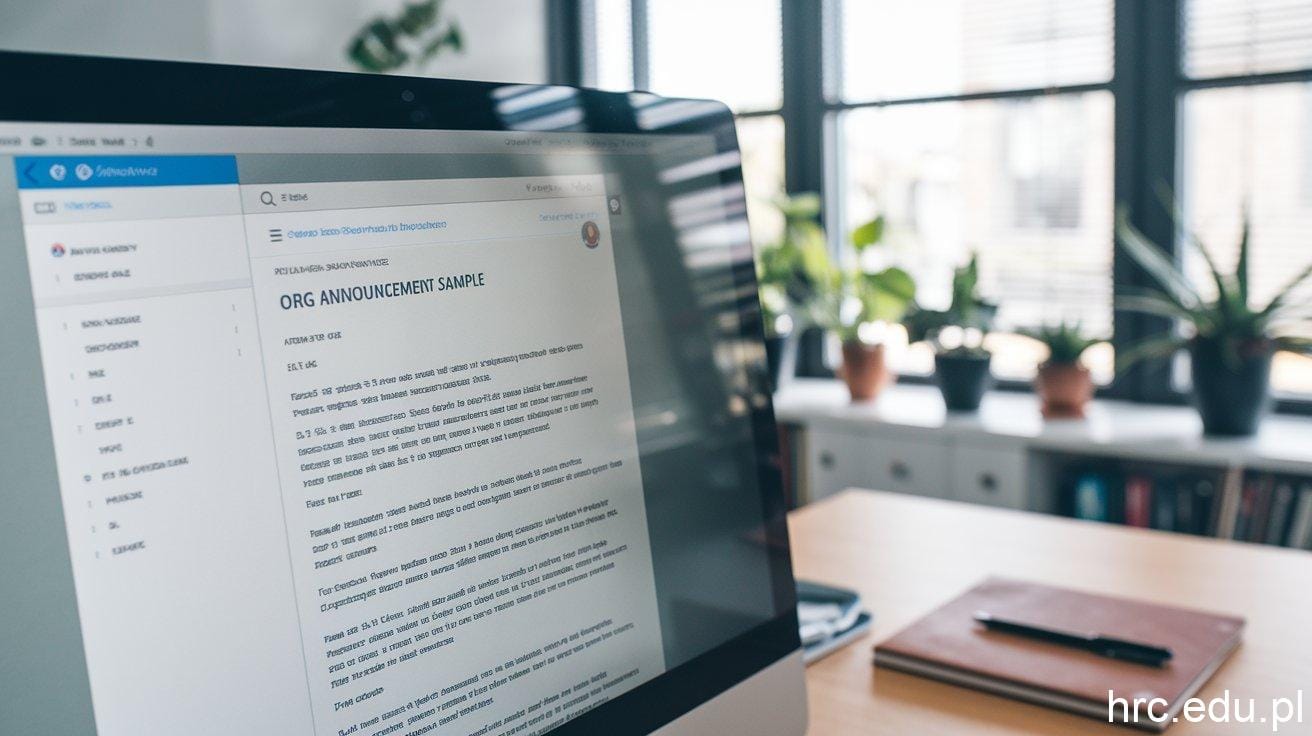 7 Essential Tips for Crafting the Perfect Org Announcement Sample org announcement sample
