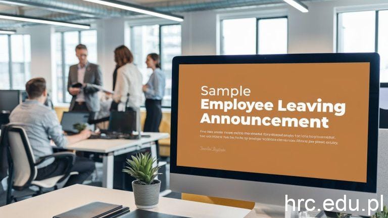 sample employee leaving announcement