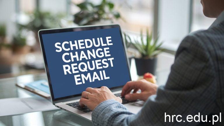 schedule change request email