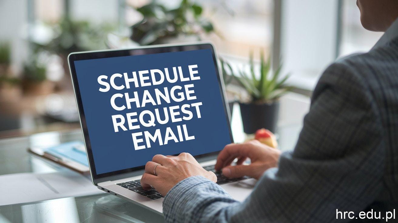 schedule change request email