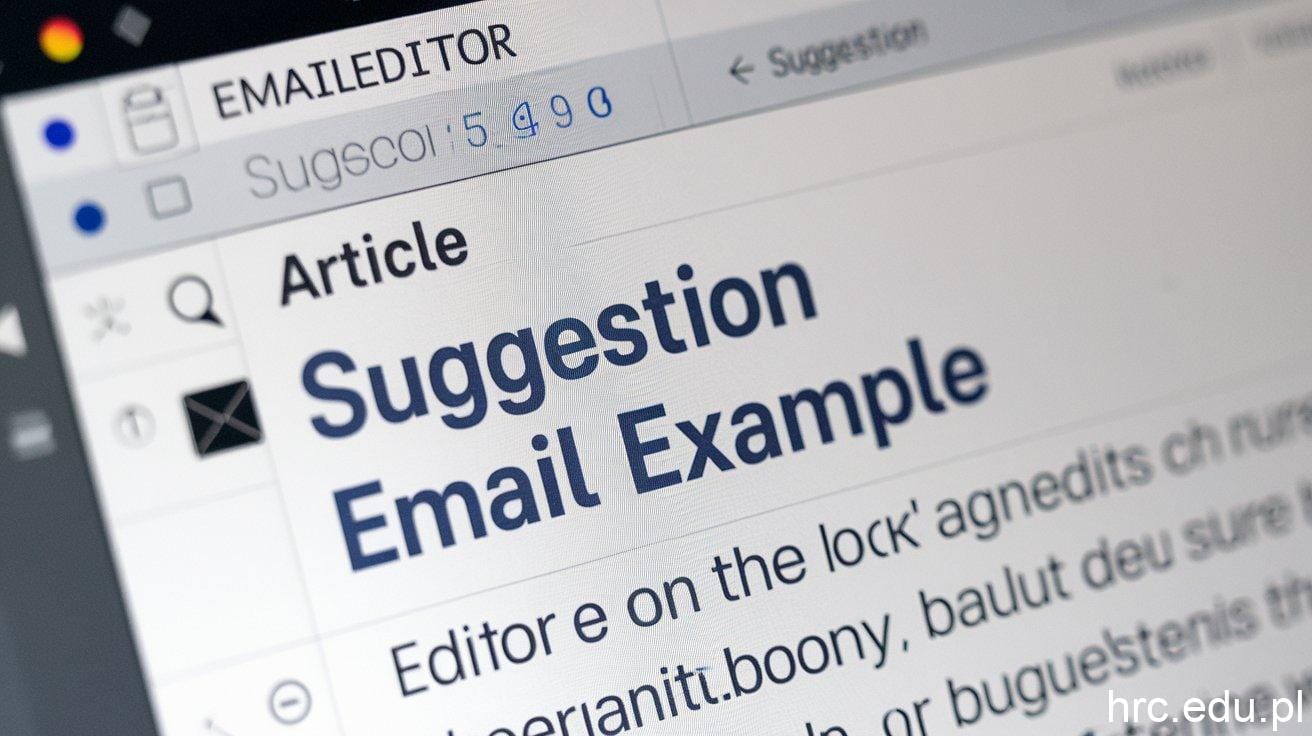 7 Effective Suggestion Email Examples to Enhance Your Communication suggestion email example