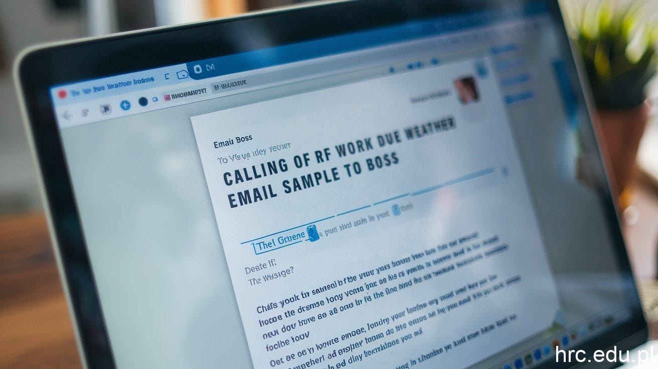 7 Essential Tips for Writing the Perfect Calling Off Work Due to Weather Email Sample to Boss calling off work due to weather email sample to boss