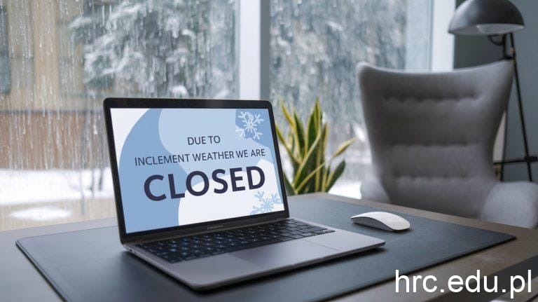 due to inclement weather announcement