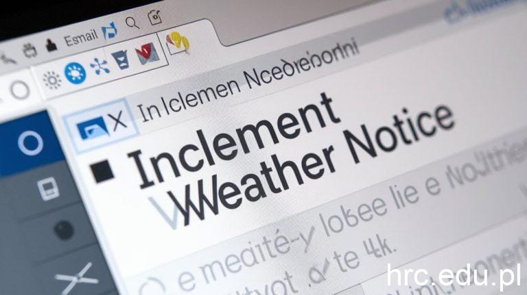 7 Effective Due to Inclement Weather Message Samples You Can Use Today due to inclement weather message sample