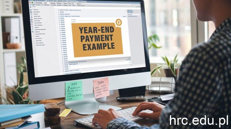 email example for year end payment email