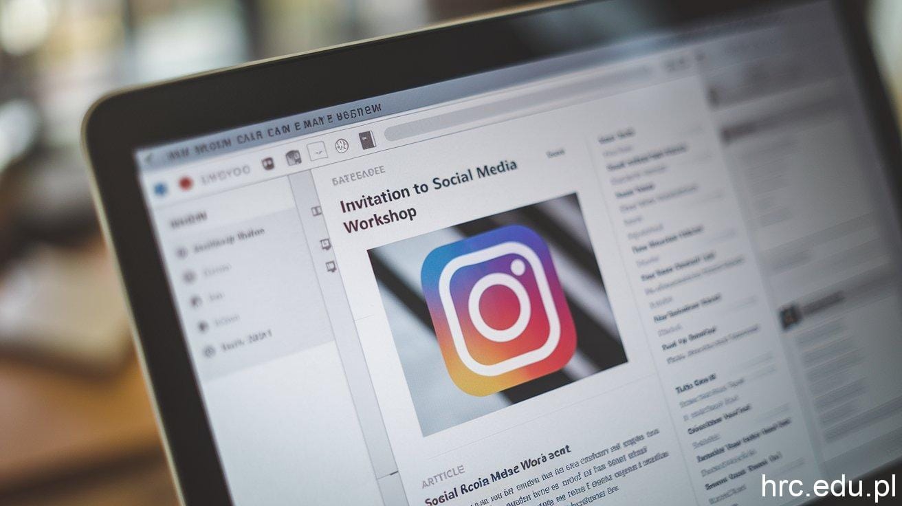 event invitation invitation to social media workshop sample