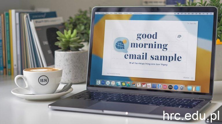 good morning email example