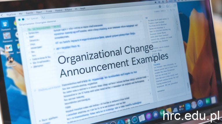 organizational announcement sample