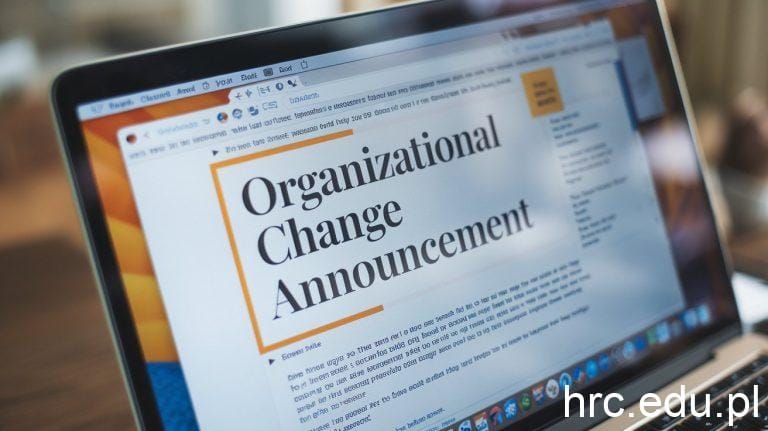 organizational change announcement examples