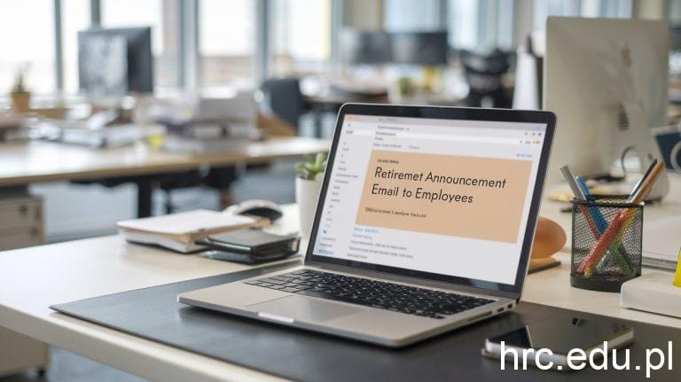 retirement announcement email to staff