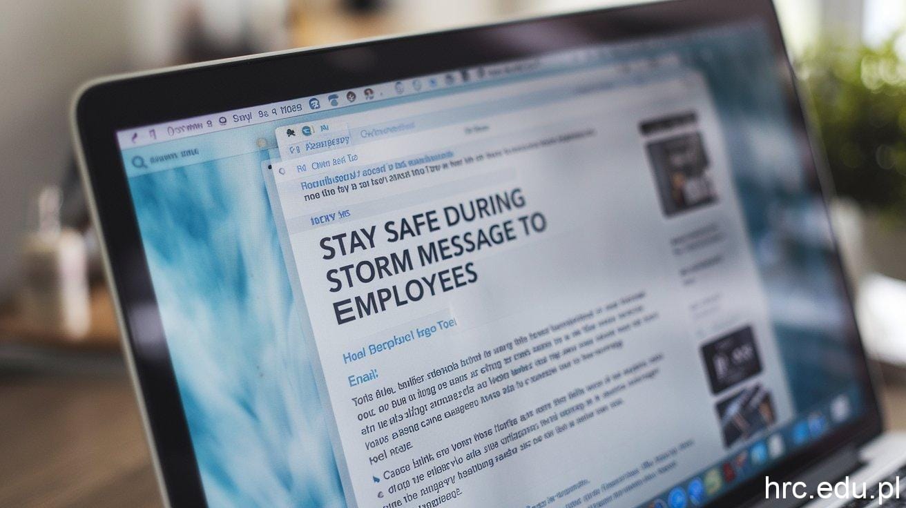7 Essential Tips to Stay Safe During Storm: A Message to Employees stay safe during storm message to employees